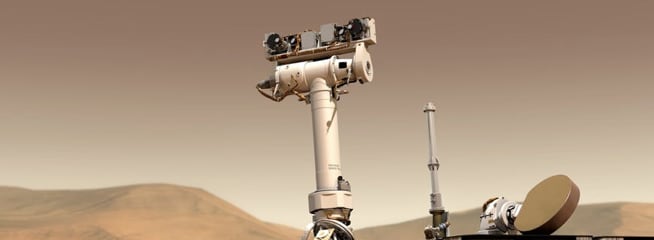 the curiosity robot image